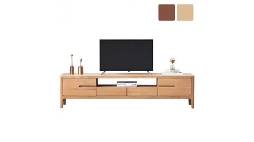 ÖZEL TASARIM MASİF AHŞAP TV ÜNİTESİ