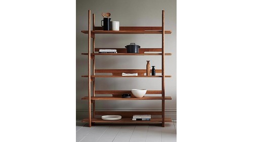 ESTETİK MASİF AHŞAP KİTAPLIK