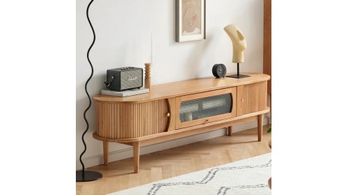 MASİF AHŞAP ÖZEL TASARIM TV ÜNİTESİ