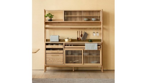 ÖZEL TASARIM MUTFAK MASİF AHŞAP MUTFAK DOLABI