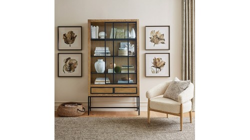 MASİF AHŞAP KİTAPLIK