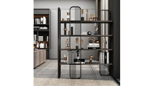 METAL VE AHŞABIN EN ESTETİK HALİ KİTAPLIK