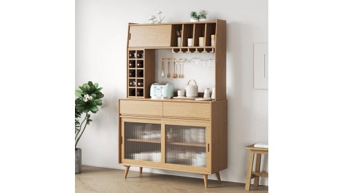 MASİF AHŞAP MUTFAK DOLABI