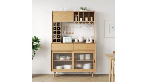 MASİF AHŞAP MUTFAK DOLABI