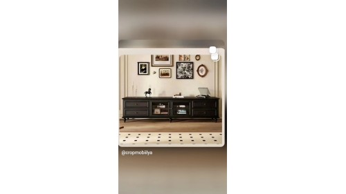 ÖZEL TASARIM MASİF AHŞAP TV SEHPASI-TV001