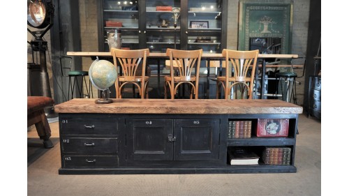 MASİF AĞAÇ GENİŞ TV ÜNİTESİ MODELİ - FU658