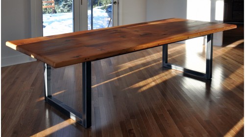 DOĞAL AĞAÇ UZUN YEMEK MASASI FİYATLARI - YM305