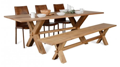 KAMPANYALI AHŞAP ESKİTME YEMEK MASASI MODELLERİ - YM309