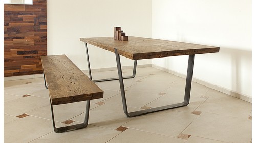 İTALYAN TASARIM MASİF AHŞAP YEMEK MASASI MODELİ - FU707