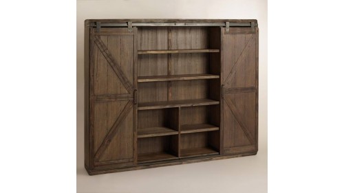 SIRA DIŞI MASİF AHŞAP ESKİTME KİTAPLIK - FU265 SIRA DIŞI MASİF AHŞAP ESKİTME KİTAPLIK - FU265