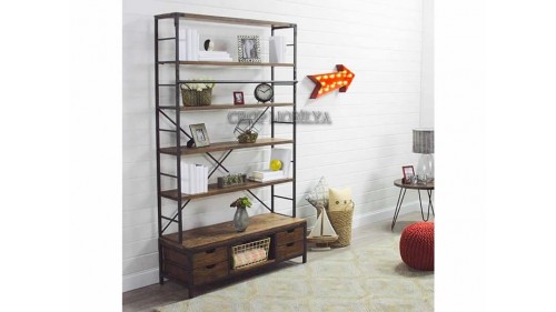 ÖZEL AHŞAP KİTAPLIK - FU032 ÖZEL AHŞAP KİTAPLIK - FU032