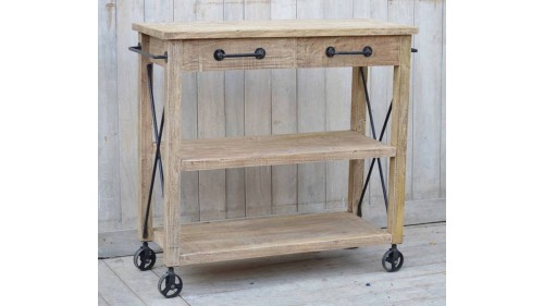 TEKERLEKLİ AHŞAP KONSOL - FU262