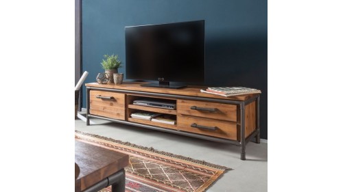 ENDÜSTRİYEL TASARIM VİNTAGE TV SEHPALARI MODELLERİ - TV187X