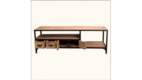 ÖZEL TASARIM AHŞAP ESKİTME TELEVİZYON SEHPASI FİYATLARI -TV234X 