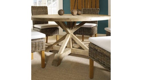 YUVARLAK AHŞAP YEMEK MASASI - FU298