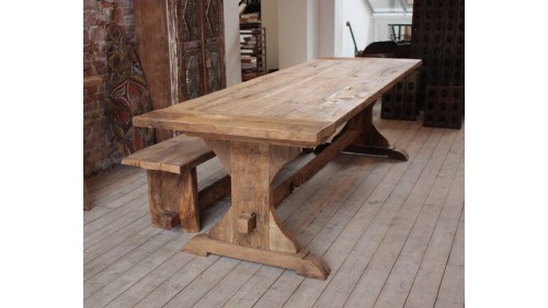 ESKİTME AĞAÇ YEMEK MASASI - FU205