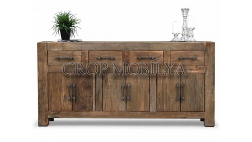 MASİF AĞAÇ ESKİTME İTALYAN TASARIM KONSOL - KN071