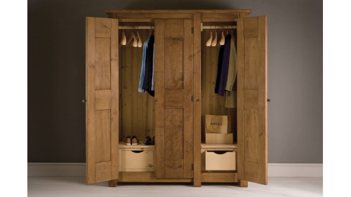 MASİF AHŞAP MEŞE AĞACI ÜRETİM GARDIROP MODELİ - GM007