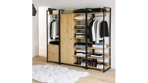 MODERN TASARIM ENDÜSTRİYEL GARDIROP MODELİ - GM455