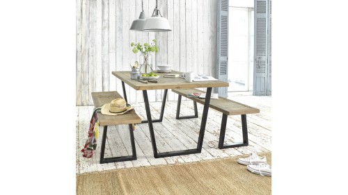 MASİF AĞAÇ MODERN TASARIM YEMEK MASASI - YM605