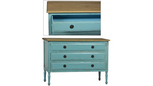 MAVİ ESKİTME AĞAÇ KONSOL - KN154 MAVİ ESKİTME AĞAÇ KONSOL - KN154