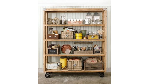 MASİF AHŞAP MUTFAK DOLABI