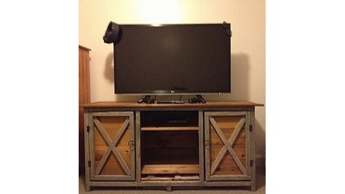 MASİF AHŞAP ESKİTME TV SEHPASI MODELİ  - TU301