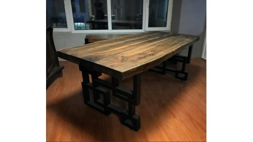 KÜTÜK CEVİZ YEMEK MASASI - YM606