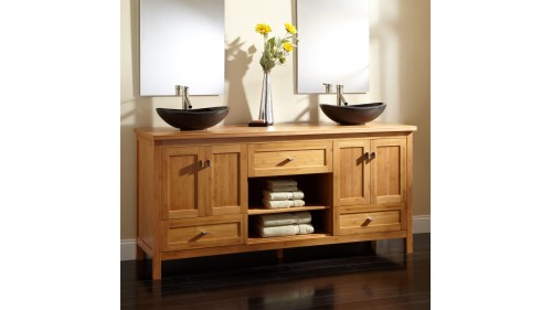 KALİTELİ AĞAÇ BANYO DOLAPLARI  - BD199