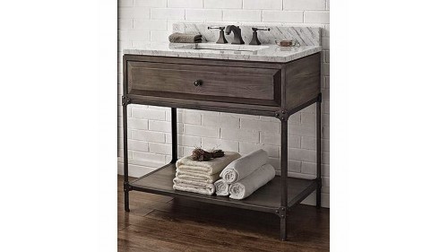 AHŞAP ESKİTME BANYO DOLAP MODELLERİ  - BD119