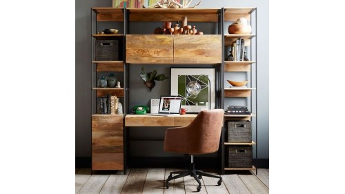 KALİTELİ KİTAPLIKLI ÇALIŞMA MASALARI  - CM207