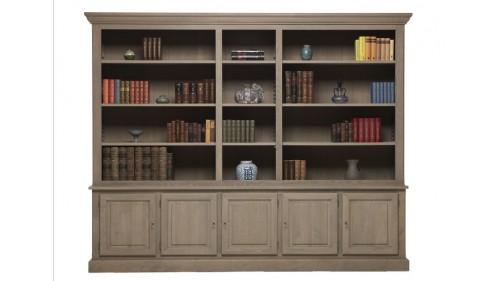 BÜYÜK AHŞAP KİTAPLIK KÜTÜPHANE MODELLİ  - KT604