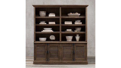 MASİF AHŞAP ESKİTME KÜTÜPHANE  - KT611