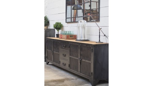 ÖZEL TASARIM METAL ESKİTME KONSOL VE TV ÜNİTESİ  - TV510